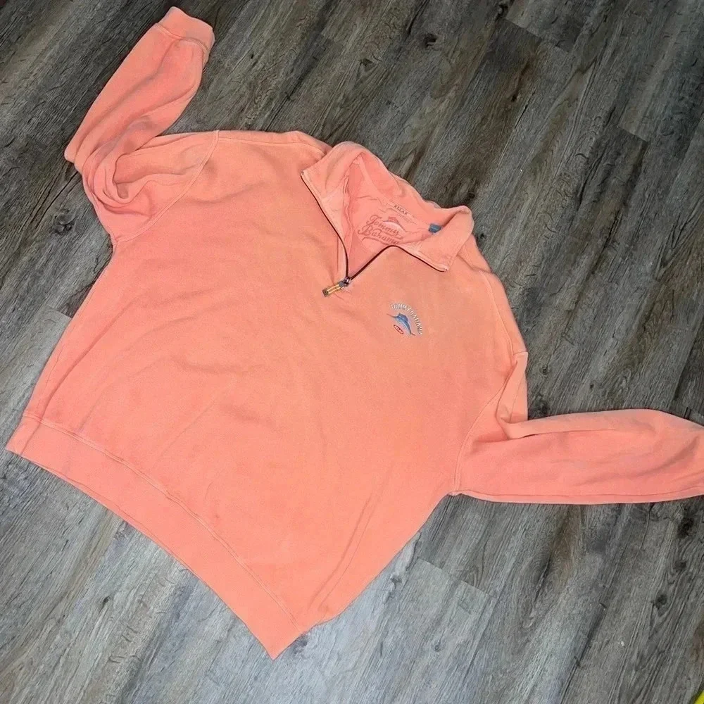 Tommy Bahama • Ribbed 1/4 zip Sweater